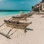 north nungwi beach in zanzibar with an amazing view
